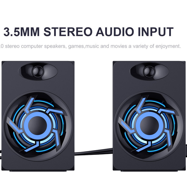 HAVIT SK706 GAMENOTE BACKLIT USB SPEAKER